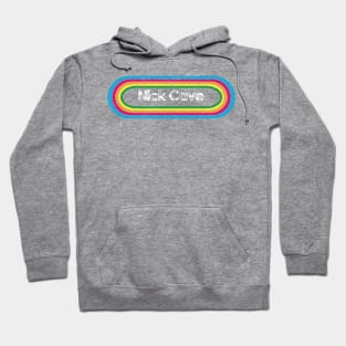 nick cave ll rainbow retro Hoodie